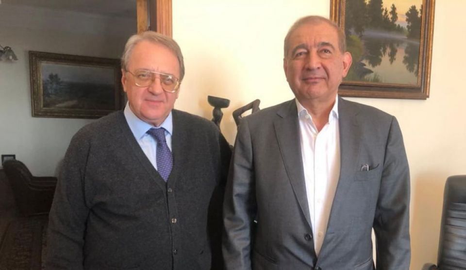 بيان الخارجية الروسية حول لقاء بوغدانوف - جميل