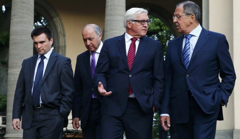 وزراء خارجية دول «إطار نورماندي» يناقشون، اليوم، في برلين المسألة الأوكرانية