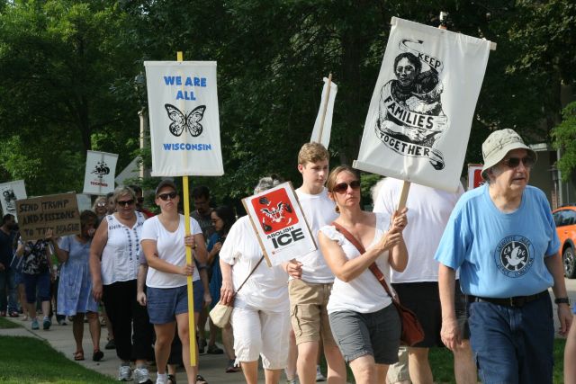 احتجاجات تعمّ الولايات المتحدة ضد سياسة الهجرة