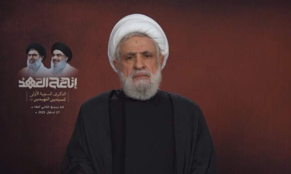 قاسم في ذكرى استشهاد نصر الله: استعدنا «التعافي الجهادي» وجاهزون للدفاع ضد «إسرائيل»