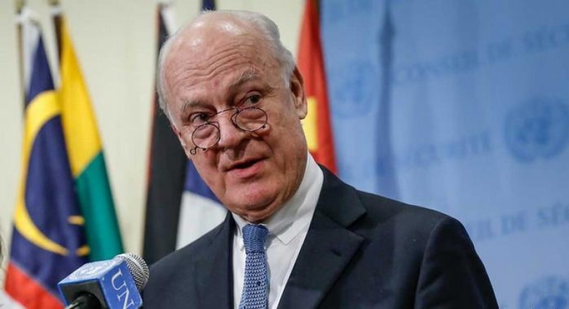 دي ميستورا: موسكو وواشنطن الضامن الحقيقي لوقف إطلاق النار