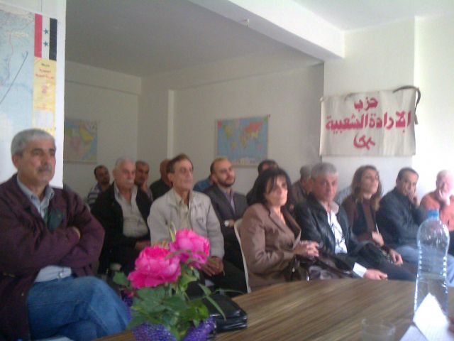 منظمة اللاذقية لحزب الإرادة الشعبية تحتفل بذكرى عيد الجلاء