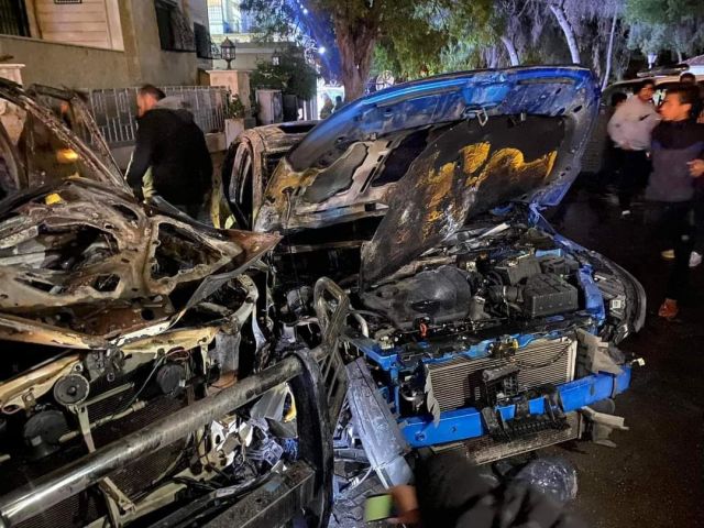 تفجير المزة بدمشق أدى لجرح طفلين ونجاة صاحب السيارة