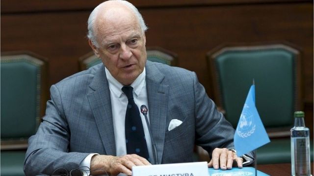 دي ميستورا يدعو المعارضة السورية للتحلي بالواقعية