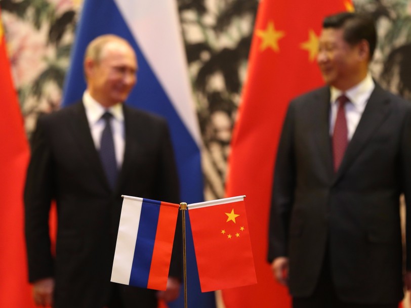 الرئيسان الروسي والصيني في مراسم توقيع اتفاقات اقتصادية