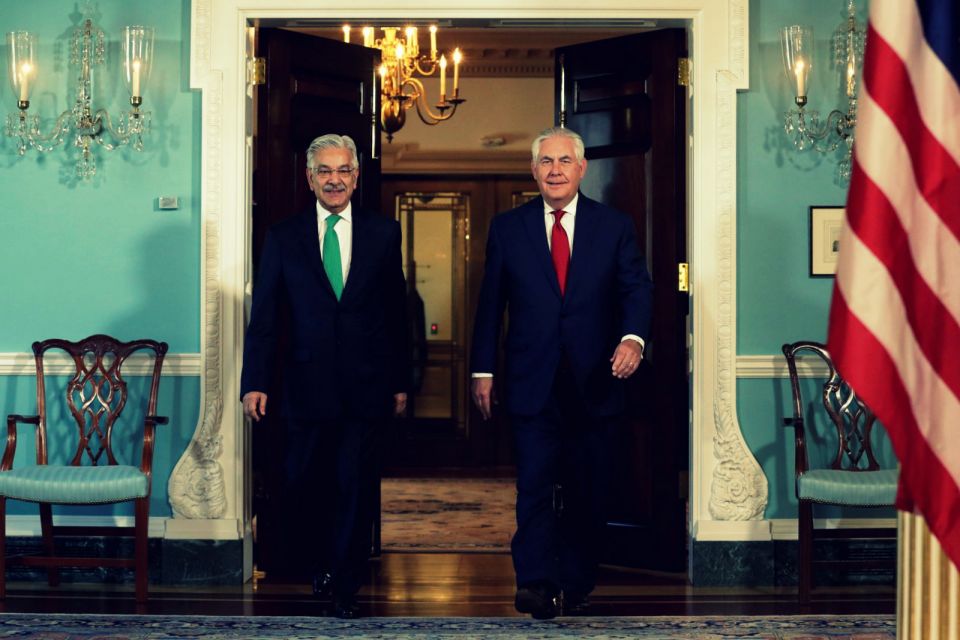 تيلرسون إلى باكستان