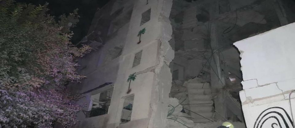 دمشق: انهيار مبنى ثانٍ بحي التضامن