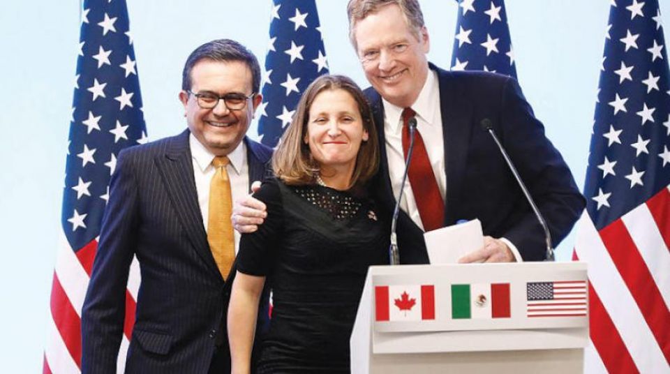 أميركا الشمالية تودع &laquo;نافتا&raquo; وتتفق على &laquo;يوسمكا&raquo; في &laquo;الوقت القاتل&raquo;