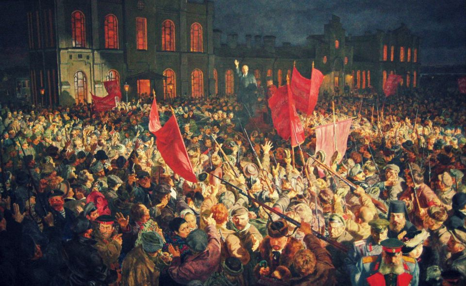 خطاب لينين عشية الثورة