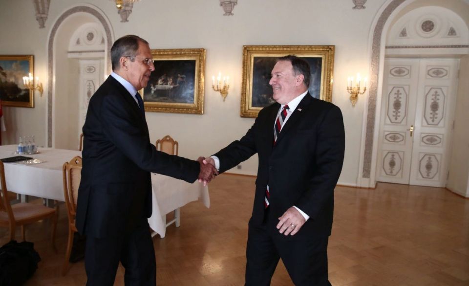 لافروف وبومبيو يبحثان الوضع السوري