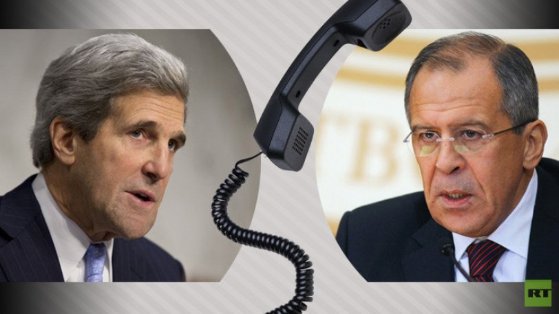 الخارجية الروسية: لافروف وكيري بحثا عبر الهاتف تحضيرات اجتماع فيينا بشأن الأزمة السورية