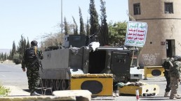 ثلاثة جرحى بانفجار أمام قصر الرئاسة في اليمن