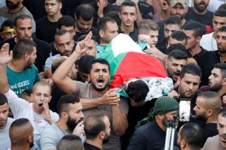 تشييع طفل فلسطيني استشهد برصاص الاحتلال بجنين