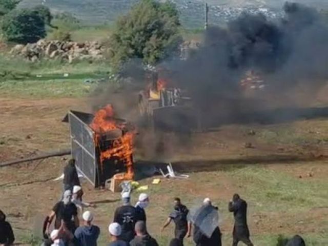 الجولان ينتفض مجدداً بوجه توربينات الاحتلال: إصابة 8 &laquo;إسرائيليين&raquo; وإحراق معدات
