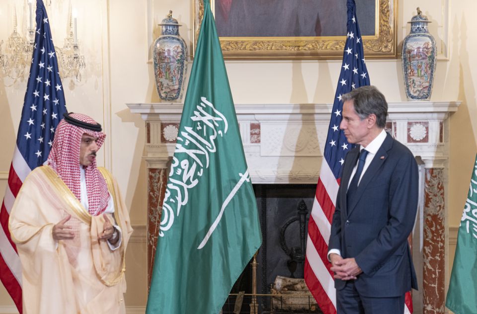 بلينكين تحدث مع نظيره السعودي عن اليمن وأوكرانيا