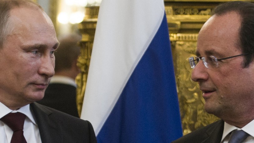 بوتين وهولاند يؤكدان على أهمية وقف القتال والتسوية السياسية في أوكرانيا