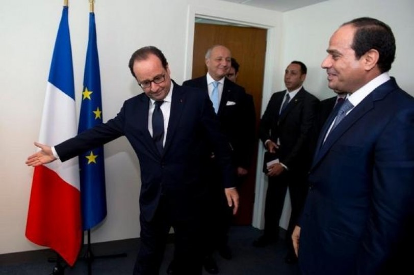 السيسي إلى فرنسا لبحث التعاون الثنائي والأزمة الليبية وأمن المنطقة