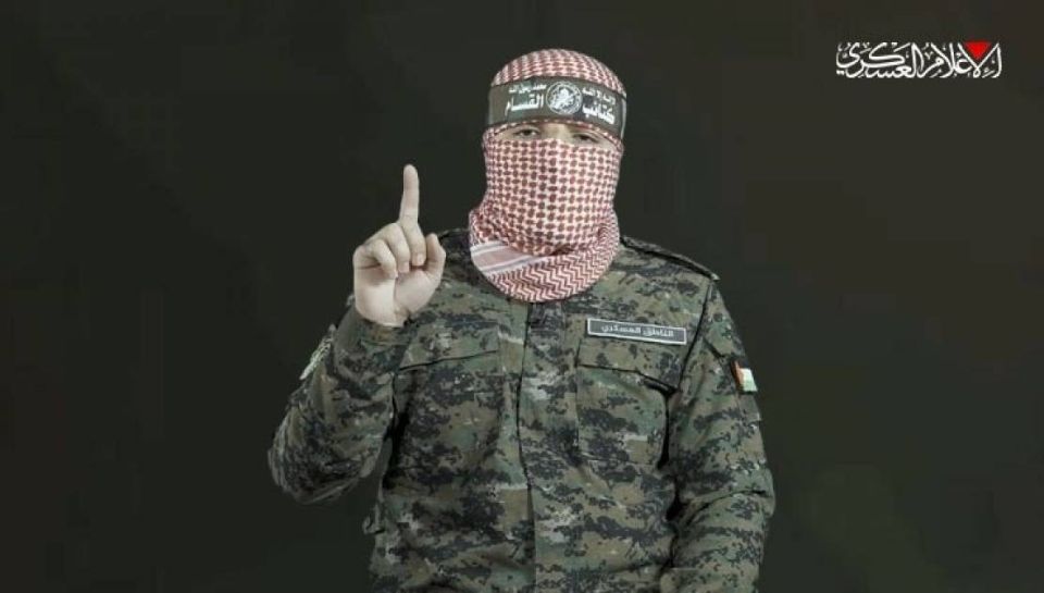 أبو عبيدة يحيّي تضامن الشعب السوري مع الأسرى الفلسطينيين والأقصى