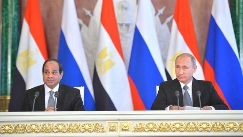 السيسي يناشد بوتين بتسوية أزمات الشرق الأوسط سلميا