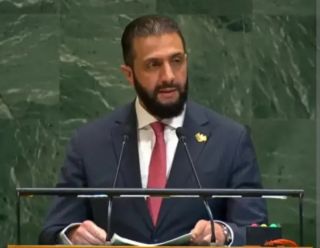 الشرع أمام الأمم المتحدة: &laquo;أتعهد بتقديم كل من تلطخت يداه بدماء الأبرياء إلى العدالة&raquo;