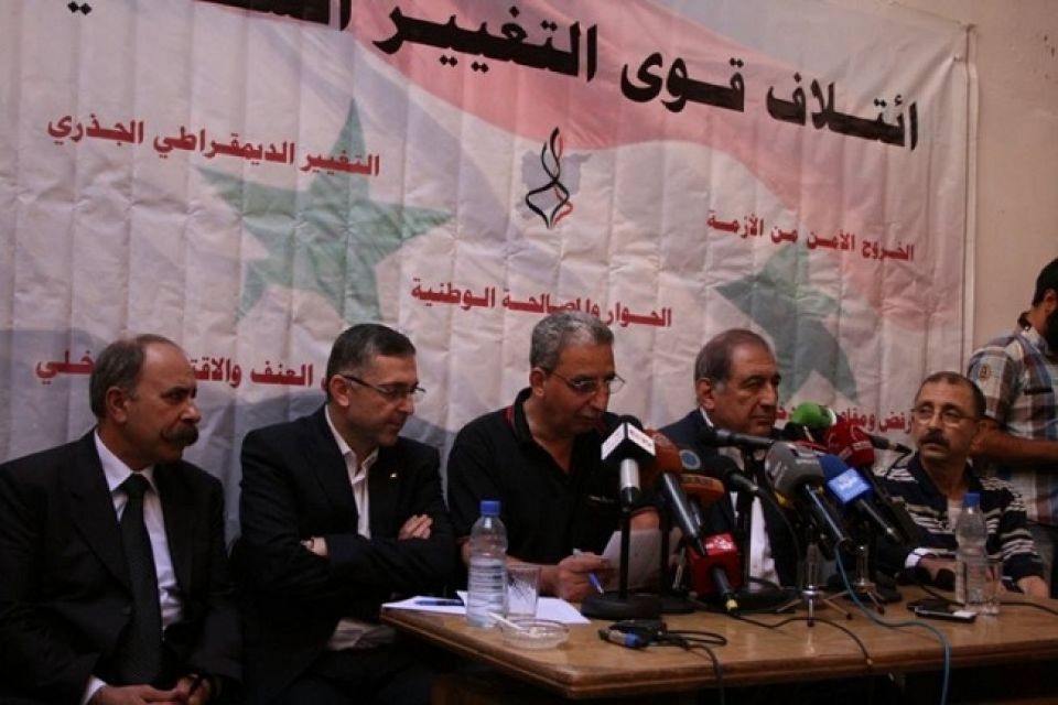 ائتلاف قوى التغيير السلمي: ينبغي ممارسة كل الضغوط للجم العدوانية الأمريكية تجاه سورية