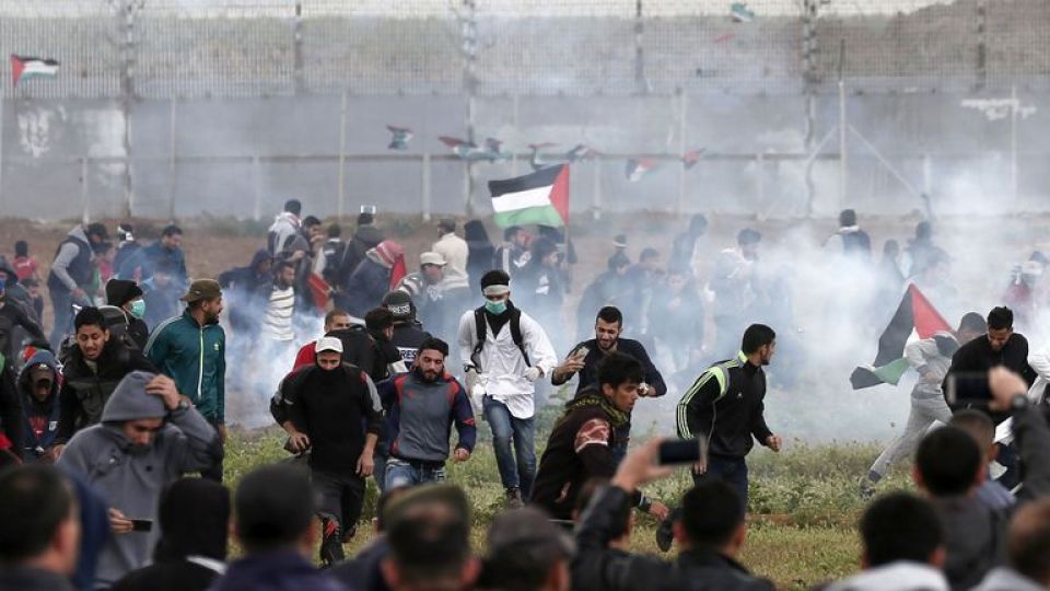مواجهات بين الفسطينيين وقوات الاحتلال رفضاً لتوسع استيطاني جديد