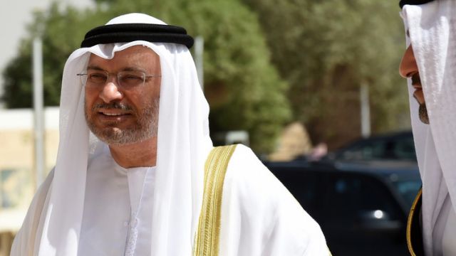 وزير الدولة للشؤون الخارجية في الإمارات أنور قرقاش