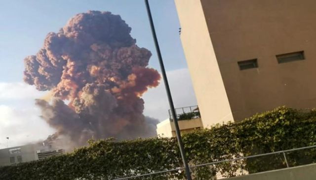 انفجار (ذروة الفوضى) في بيروت