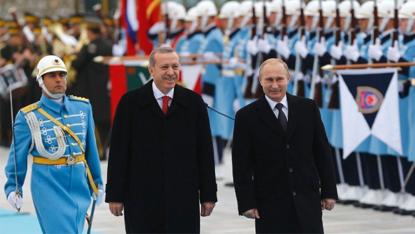 الرئيس الروسي بوتين يلتقي نظيره التركي في أنقرة