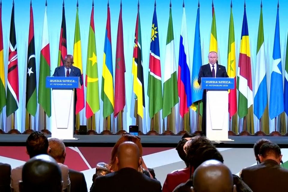 بيان مشترك بشأن أوكرانيا سيصدر عن اجتماع بوتين مع بعثة السلام الأفريقية