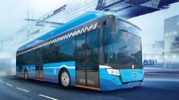 اختبار حافلة كهربائية في موسكو...