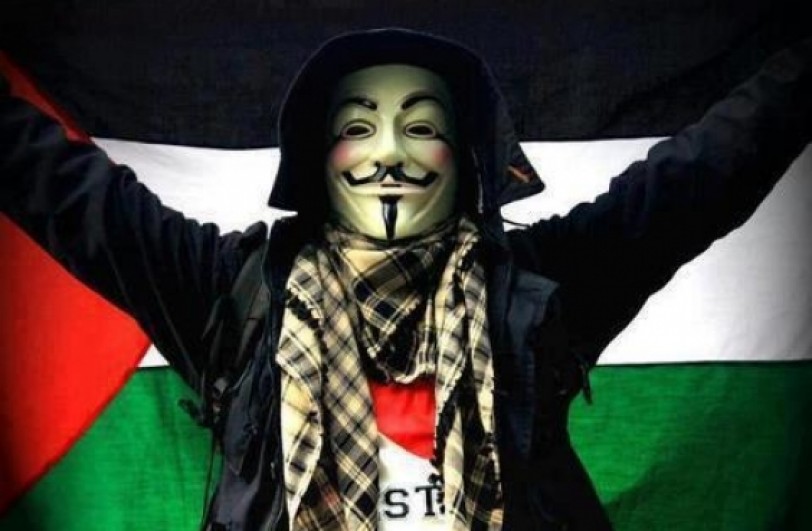 مجموعة Anonymous يغلقون فيه مئات المواقع «الصهيونية»