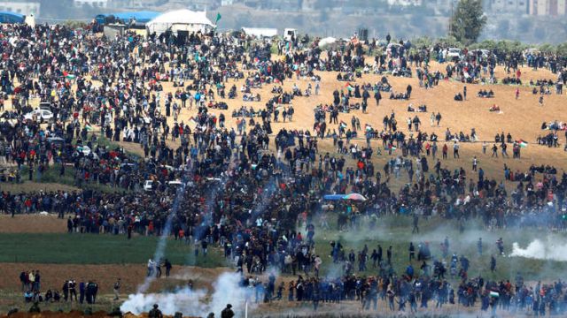 مواجهات في يوم الأرض الفلسطيني