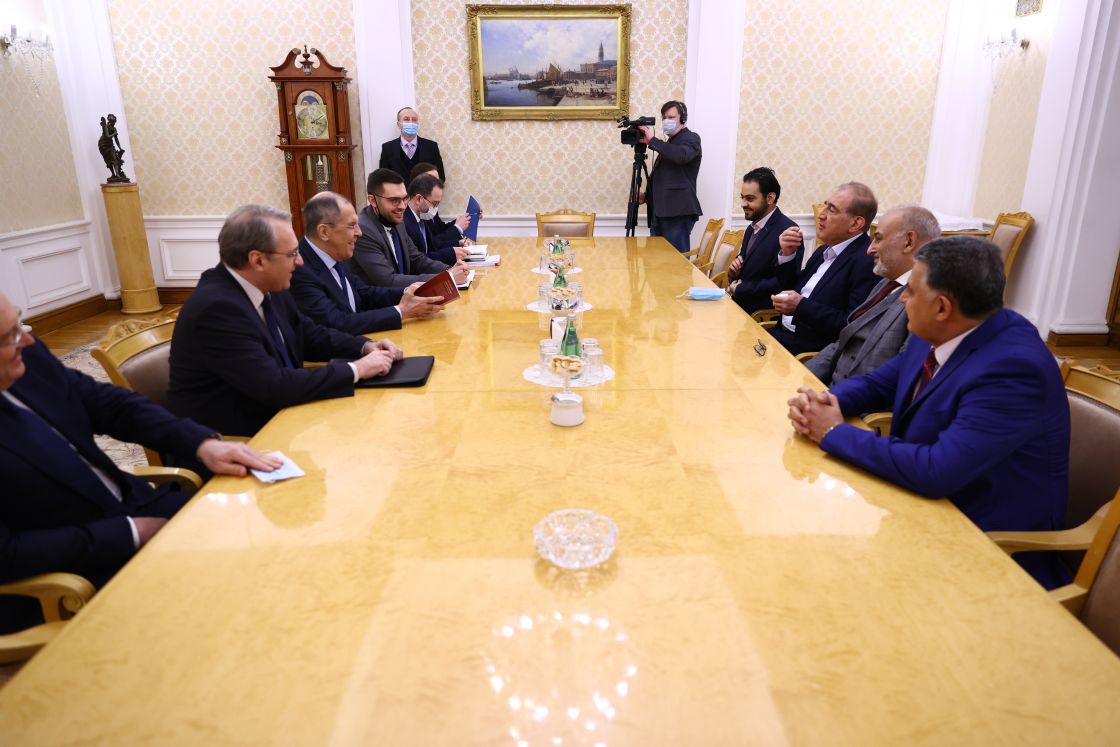 «لقاء لافروف مع ممثلين عن المعارضة الوطنية السورية»