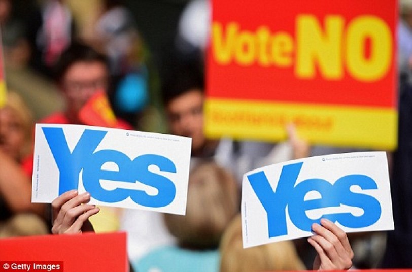 استطلاع: 48% نسبة المؤيديين لانفصال اسكتلندا عن بريطانيا