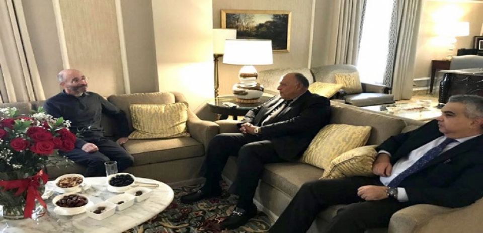 المبعوث الأمريكي الخاص لإيران يتباحث مع وزير الخارجية المصري