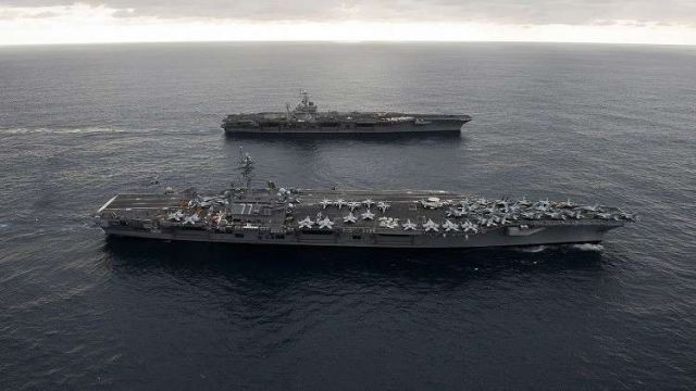 حاملة طائرات أمريكية تنضم إلى أكبر مناورات للناتو قرب حدود روسيا