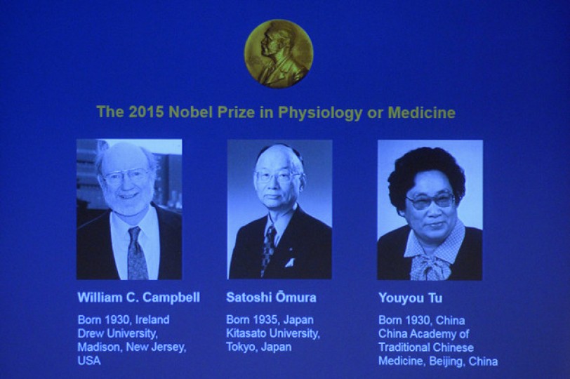 ثلاثة علماء يتقاسمون جائزة نوبل للطب لعام 2015