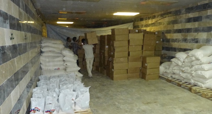 21 طناً من المساعدات إلى دير الزور