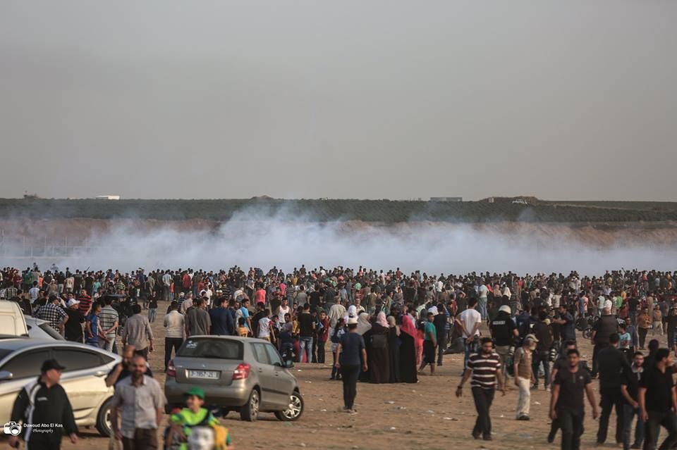 مسيرات العودة تتواصل: شهيد و109 مصاب يوم أمس