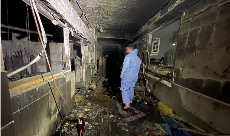 82 قتيلاً و110 جرحى حتى الآن بحريق مشفى «ابن الخطيب» في بغداد