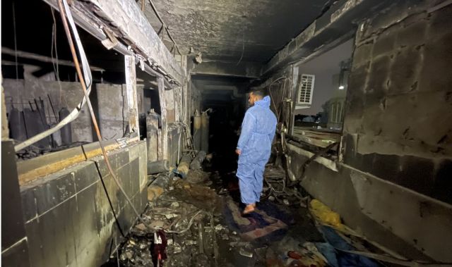 82 قتيلاً و110 جرحى حتى الآن بحريق مشفى &laquo;ابن الخطيب&raquo; في بغداد