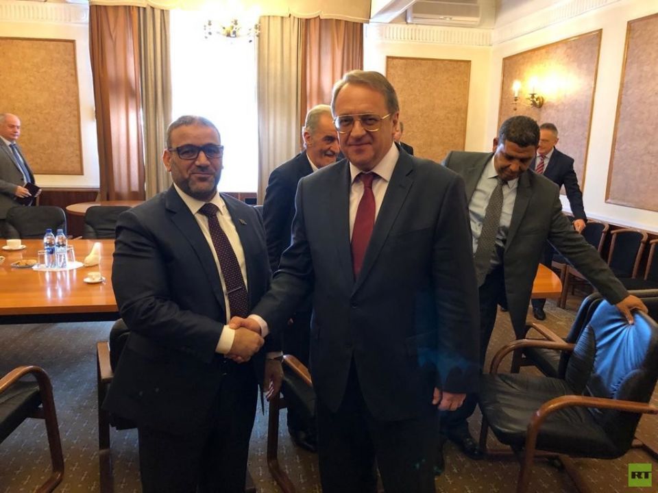 مباحثات روسية ليبية لإيجاد صيغة توافقية للأزمة الليبية