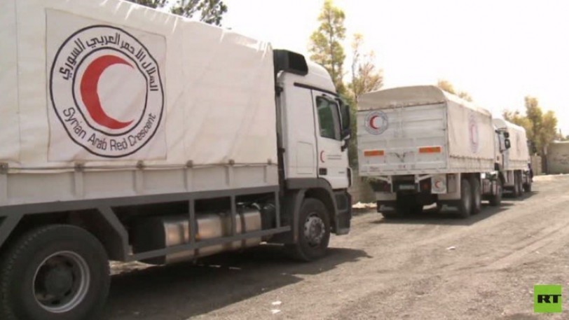 المساعدات الإنسانية تصل &laquo;عربين&raquo;و&laquo;وزملكا&raquo; للمرة الأولى