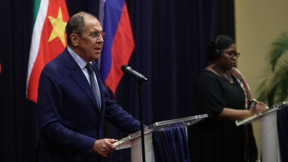 لافروف: لا يمكن حل الأزمة الفنزويلية بتوجيه تهديدات إلى كاراكاس