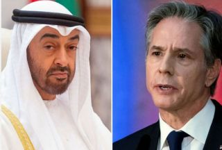 بلينكين يلتقي مع حاكم الإمارات في المغرب