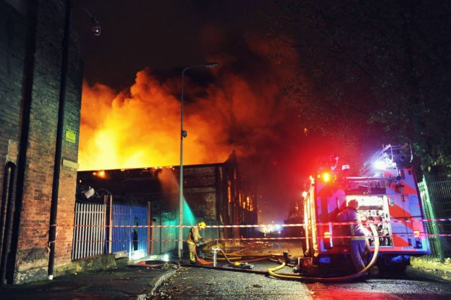 انفجار ضخم في مدينة ليستر البريطانية