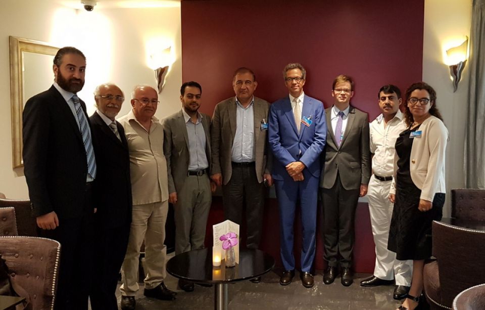 منصة موسكو تلتقي المبعوث الألماني للمفاوضات السورية