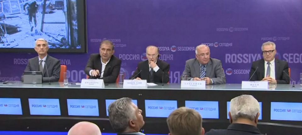 أبرز وقائع المؤتمر الصحفي لممثلي لجنة نداء موسكو