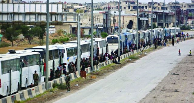 الدفعة الرابعة من مسلحي "فيلق الرحمن" تستعد للانسحاب من الغوطة الشرقية إلى إدلب